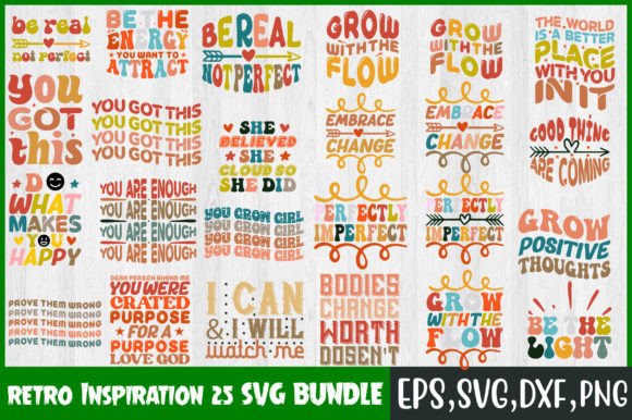 Download Retro  Inspiration Svg Design Bundle - Inspiration svg design Collection